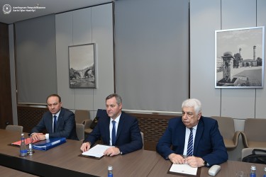 Дмитрий Кобицкий встретился с главой МИД Азербайджана Джейхуном Байрамовым