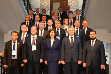 Международные наблюдатели от Межпарламентской Ассамблеи СНГ провели встречу с Председателем Совета Республики Национального собрания Республики Беларусь Натальей Кочановой