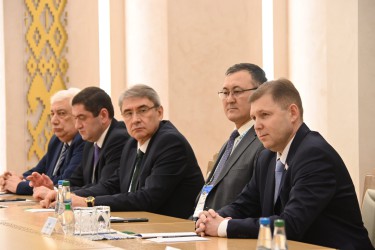 Международные наблюдатели от Межпарламентской Ассамблеи СНГ провели встречу с Председателем Совета Республики Национального собрания Республики Беларусь Натальей Кочановой