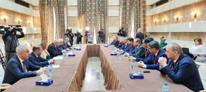 Международные наблюдатели от Межпарламентской Ассамблеи СНГ встретились с Председателем Центральной избирательной комиссии Азербайджанской Республики Мазахиром Панаховым