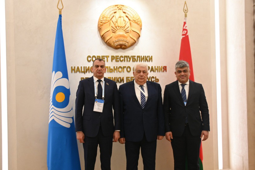 Международные наблюдатели от Межпарламентской Ассамблеи СНГ провели встречу с Председателем Совета Республики Национального собрания Республики Беларусь Натальей Кочановой