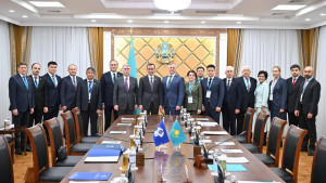 Qazaxıstan Respublikası Senatının sədri ilə görüş